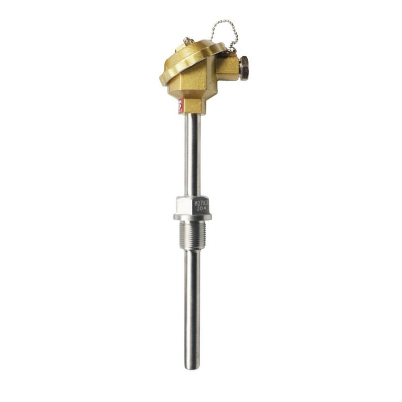 Isoleret, vandtæt, slidbestandigt termoelement i rustfrit stål materiale 1800°C K-type termoelement PT100 RTD-type sondetermoelement