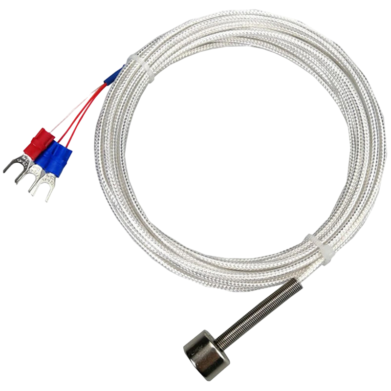 Magnetisk PT100K temperatursensor med magnetiseret platin modstandstermometer (RTD) Stærk magnetisk tiltrækning til termoelementer