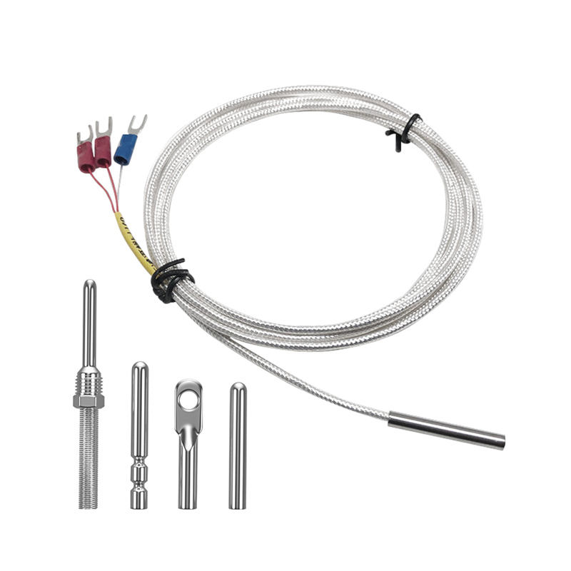 WZP-035 PT100 sonde 5 × 35 mm kabel 1–20 m platinmodstandstermometer RTD Korrosionsbestandig vandtæt anti-korrosions temperatursensor