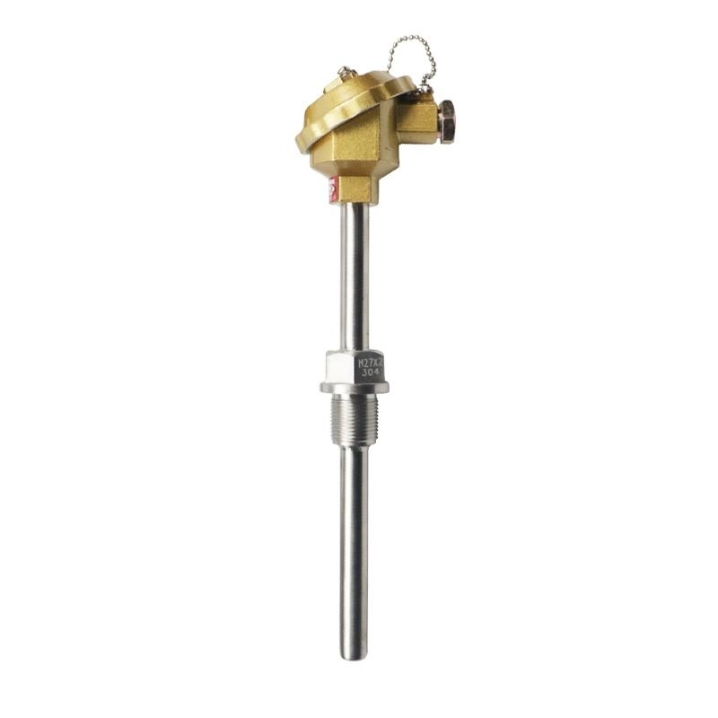 Isoleret, vandtæt, slidbestandigt termoelement i rustfrit stål materiale 1800°C K-type termoelement PT100 RTD-type sondetermoelement
