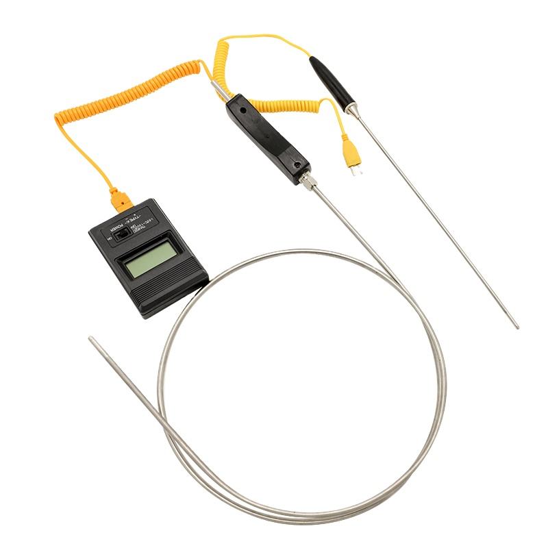 Certificeret håndholdt termoelement PT100K Type temperatursensor Fleksibel termoelement målesonde
