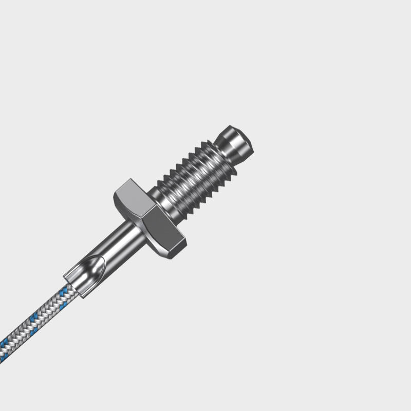 Kompakt temperatursensor i industriel kvalitet med skruemontering i rustfrit stål PT100K-sonde (M6/M8) termoelement
