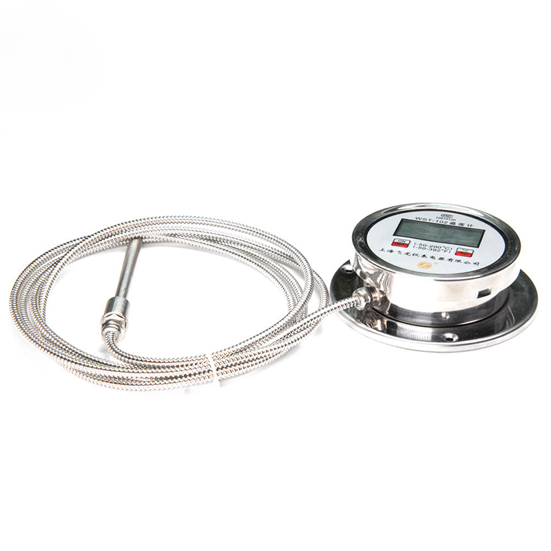 Digitalt skærmtermometer med høj præcision Radial K-Type Pt100 termometer Fleksibel slange i rustfrit stål digitalt termometer