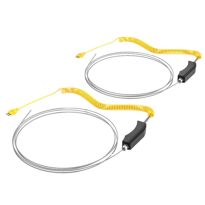 Certificeret håndholdt termoelement PT100K Type temperatursensor Fleksibel termoelement målesonde