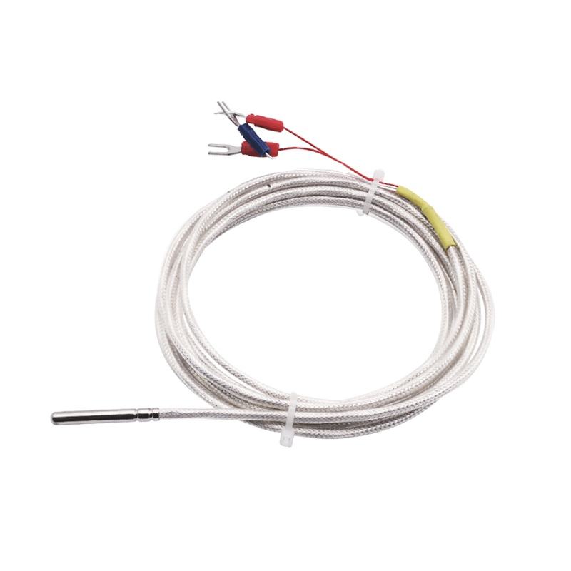 WZP-035 PT100 sonde 5 × 35 mm kabel 1–20 m platinmodstandstermometer RTD Korrosionsbestandig vandtæt anti-korrosions temperatursensor